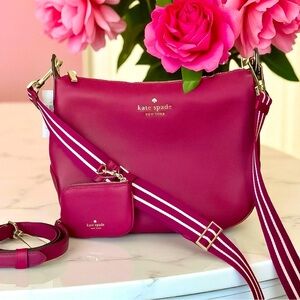 New! Kate Spade Rosie Large Crossbody – Renaissance Pink (Dark Berry)
